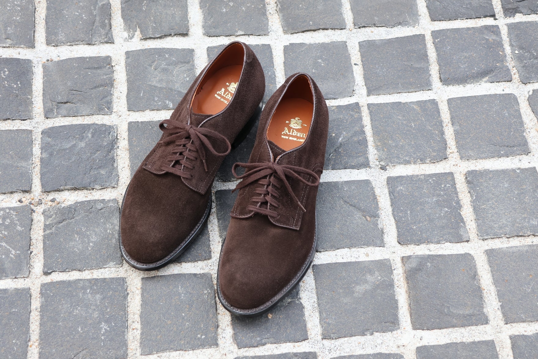 ALDEN 535306-EYE PLAIN TOE OX.D.CHOCO SUEDE – THE LAKOTA HOUSE