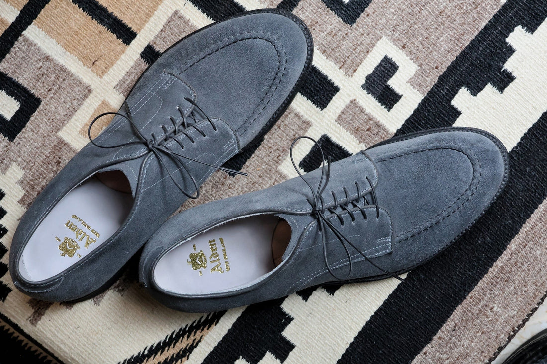 ALDEN N2607<br>BLUE GRAY SUEDE<br>MOC-TOE OX.