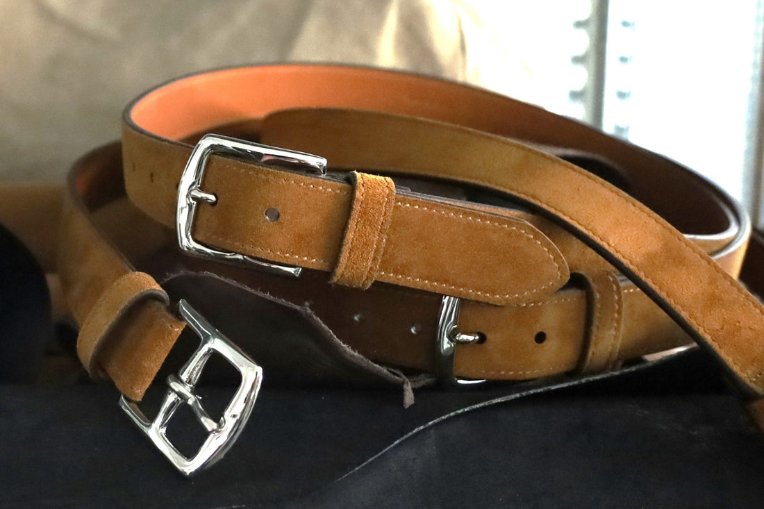 LHB-005 SUEDE HARNESS BUCKLE BELT
