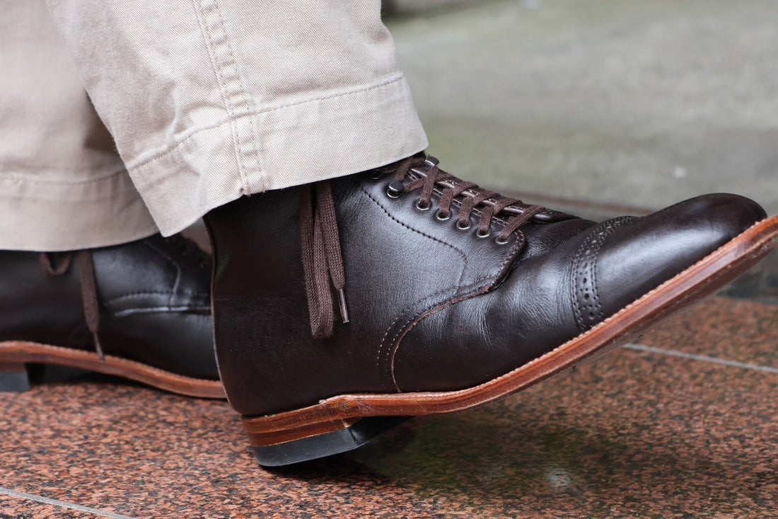 ALDEN N5807H<BR>ARABICA LUX CAP TOE BOOT