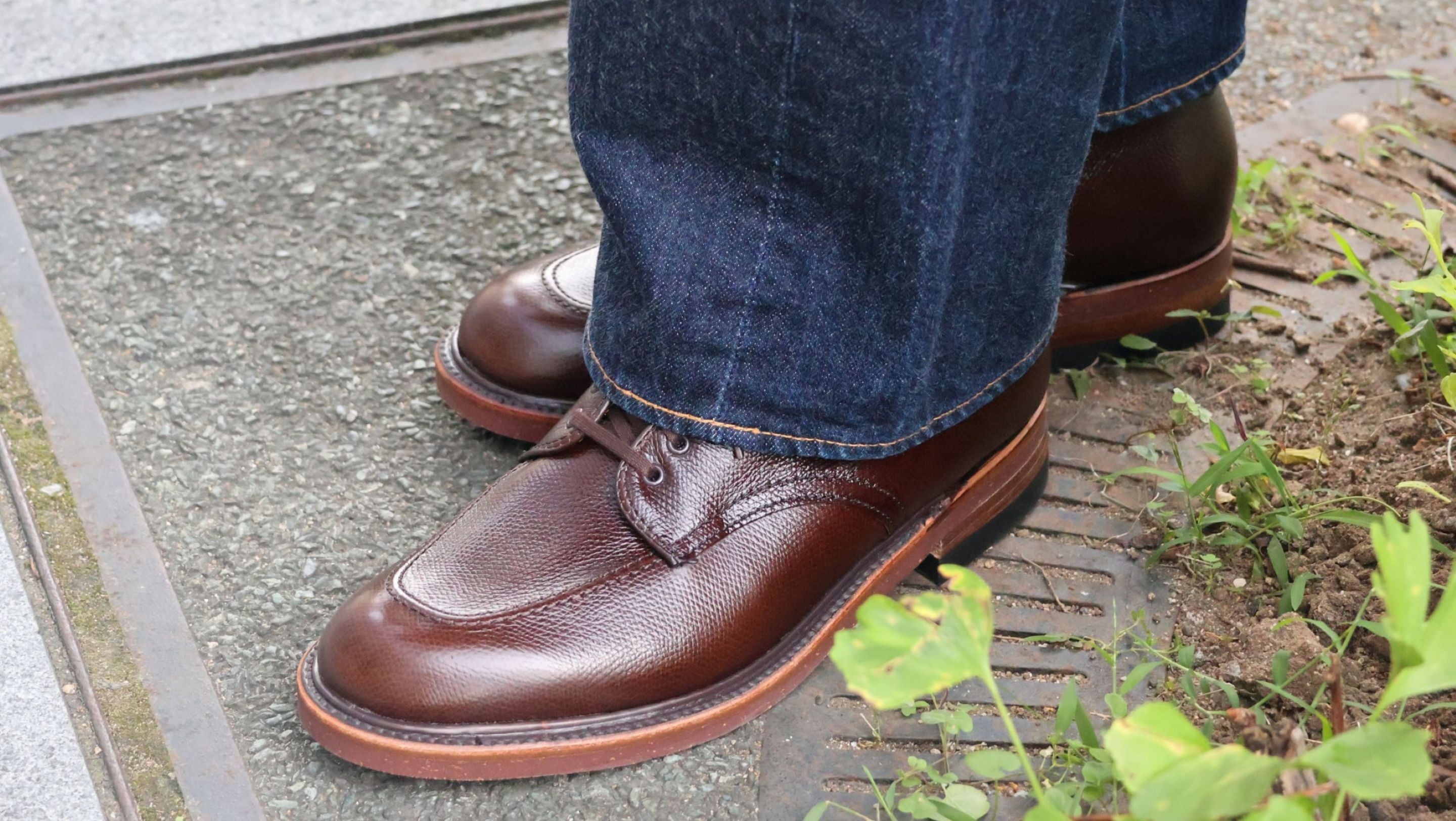 ALDEN NEW INDY OX. <br>ALPINE CALF/DARK BROWN