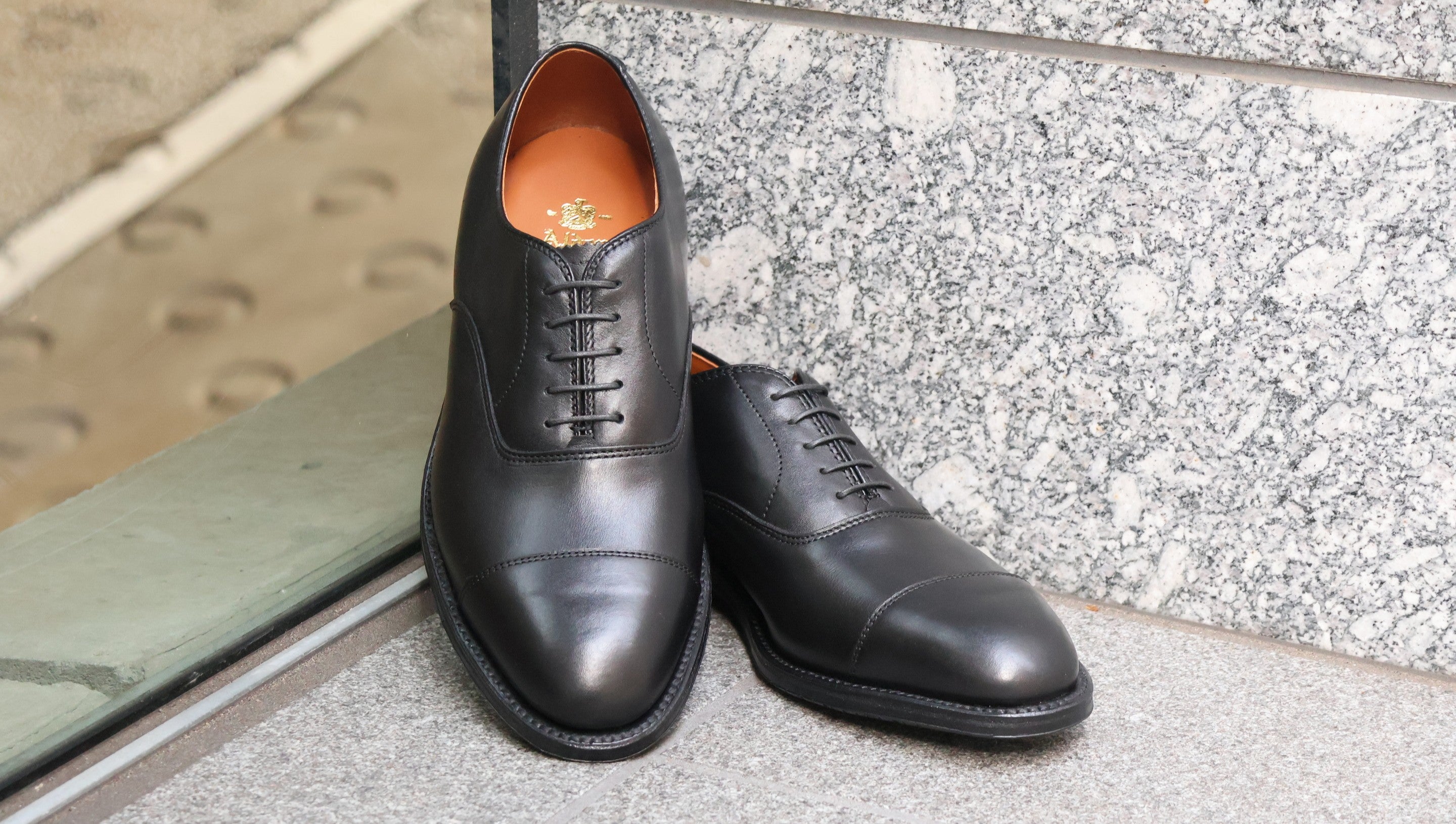 ALDEN 90712L<br>CAP TOE BAL.<br>LADY CALF BLACK